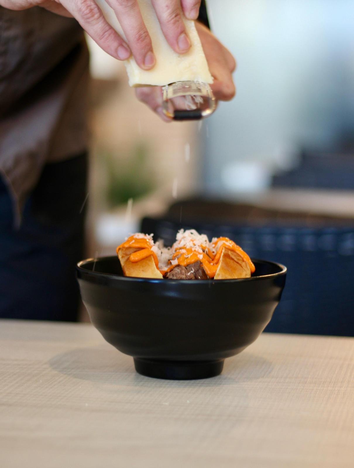 Detalle culinario en Kamea